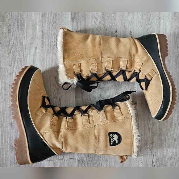 Sorel Womens TIVOLI HIGH II Waterproof Winter Boots NL2093-373 Size 7.5 Tan - Picture 7 of 15
